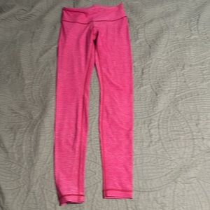 Lululemon midrise pink leggings size 4